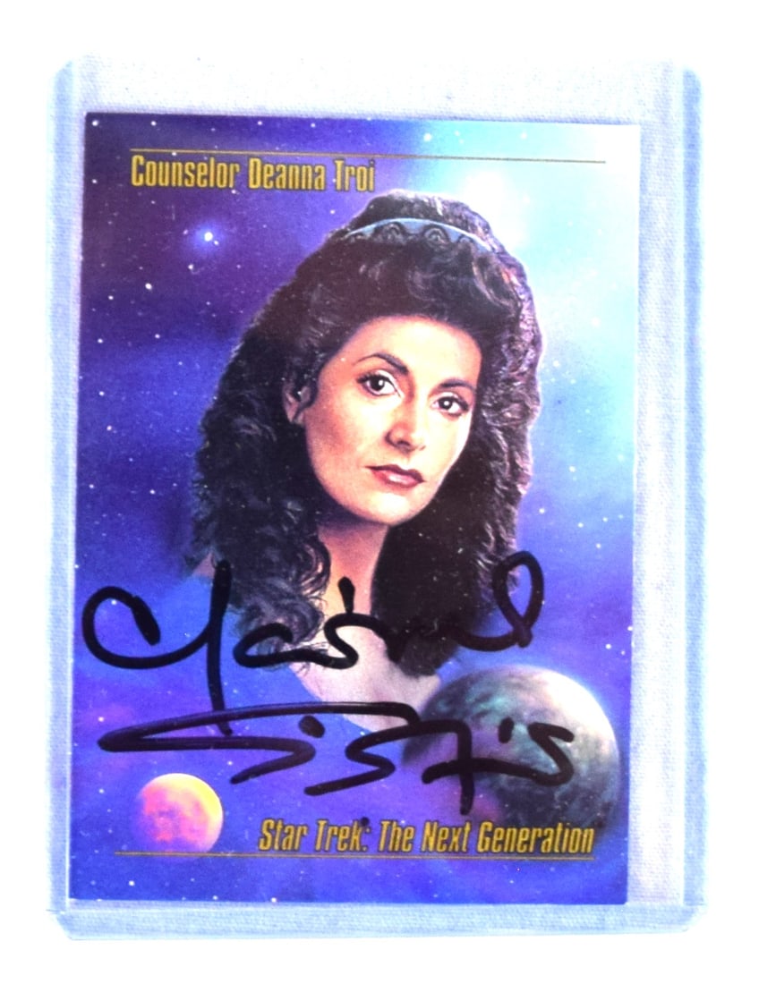 5 Signed 1993 Paramount Star Trek Cards - 4