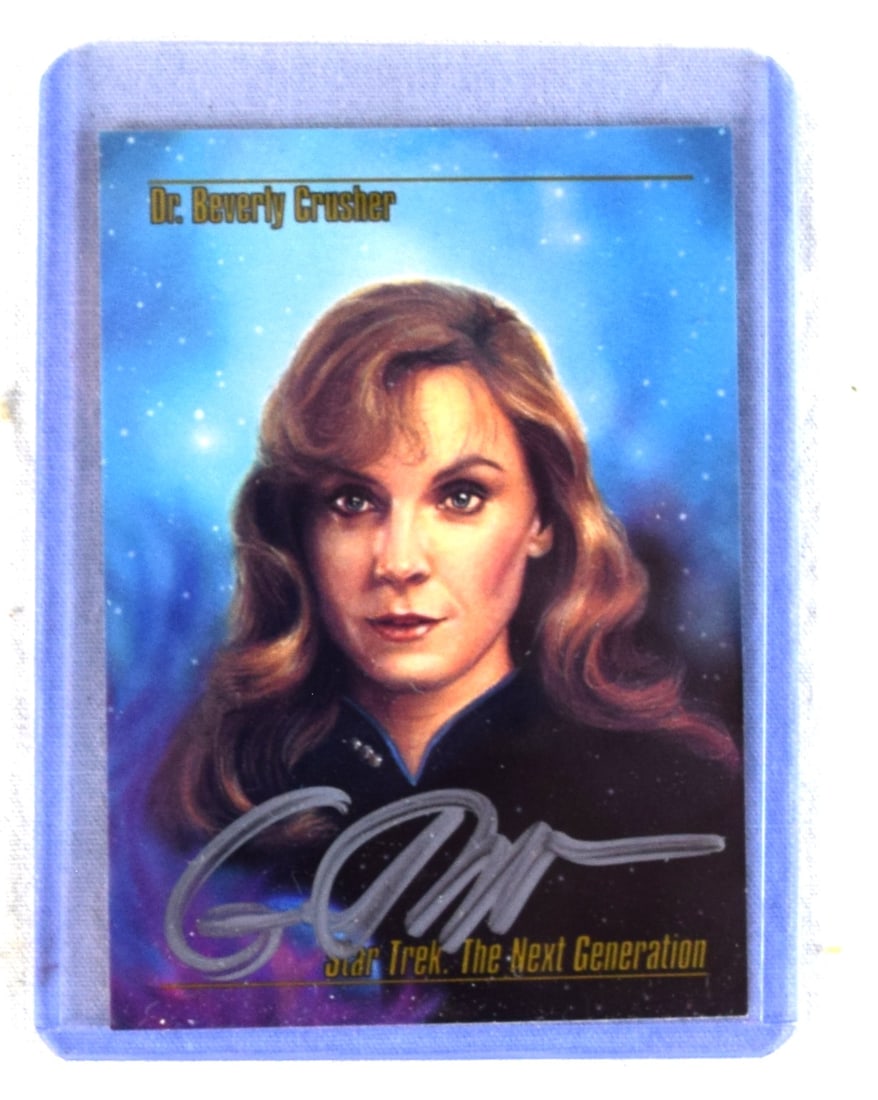 5 Signed 1993 Paramount Star Trek Cards - 5