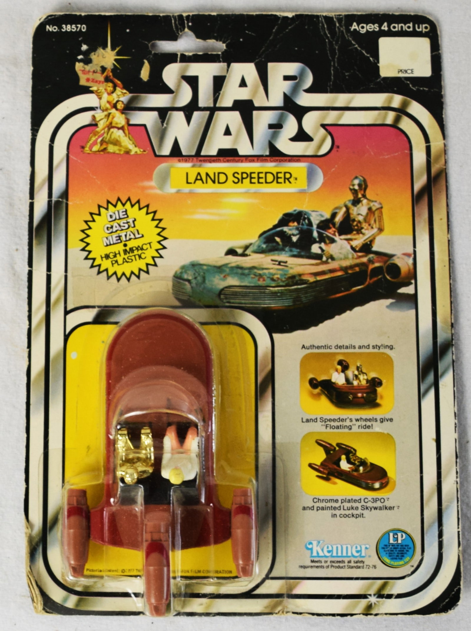 Star Wars Land Speeder Plus 3 Signed Action Figures - 2