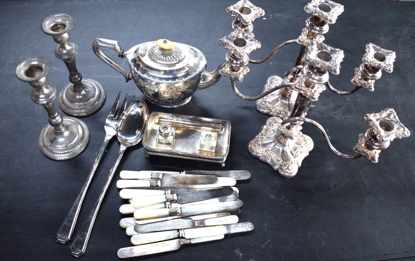 Sterling Silver And Sheffield Lot (1 of 8)