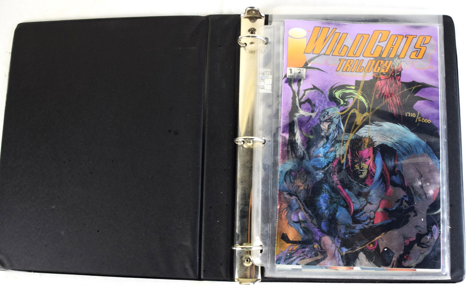 Signed Wild Cats Trilogy With COA: WILD C.A.T.S. Trilogy #1-#3 signed by artist Jar Lee with Certificate of Authenticity by Dynamic Forces