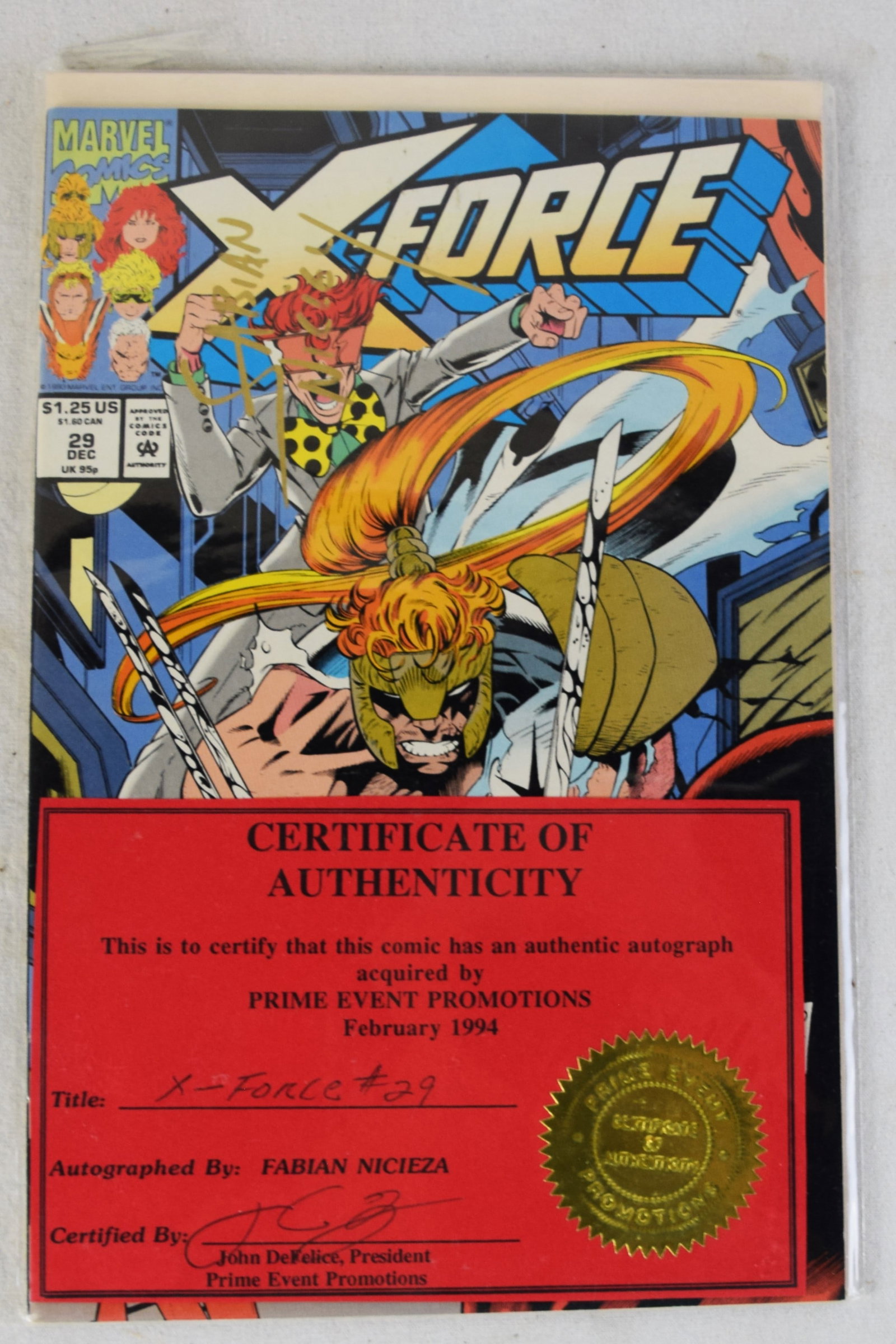 11 Signed X Men, X Force and X Factor Comics - 12