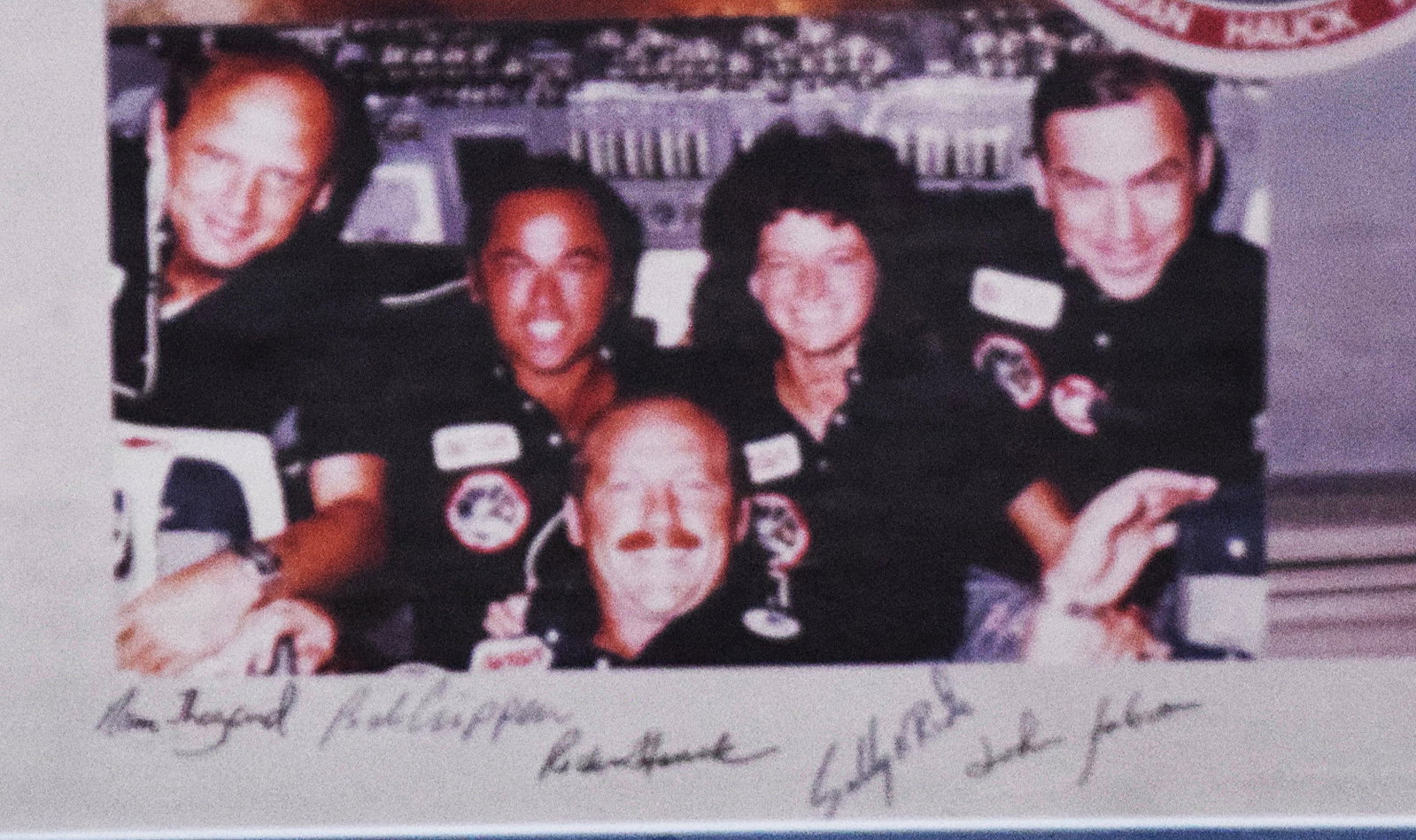 NASA Space Shuttle Challenger STS-7 Signed Presentation Collage - 2