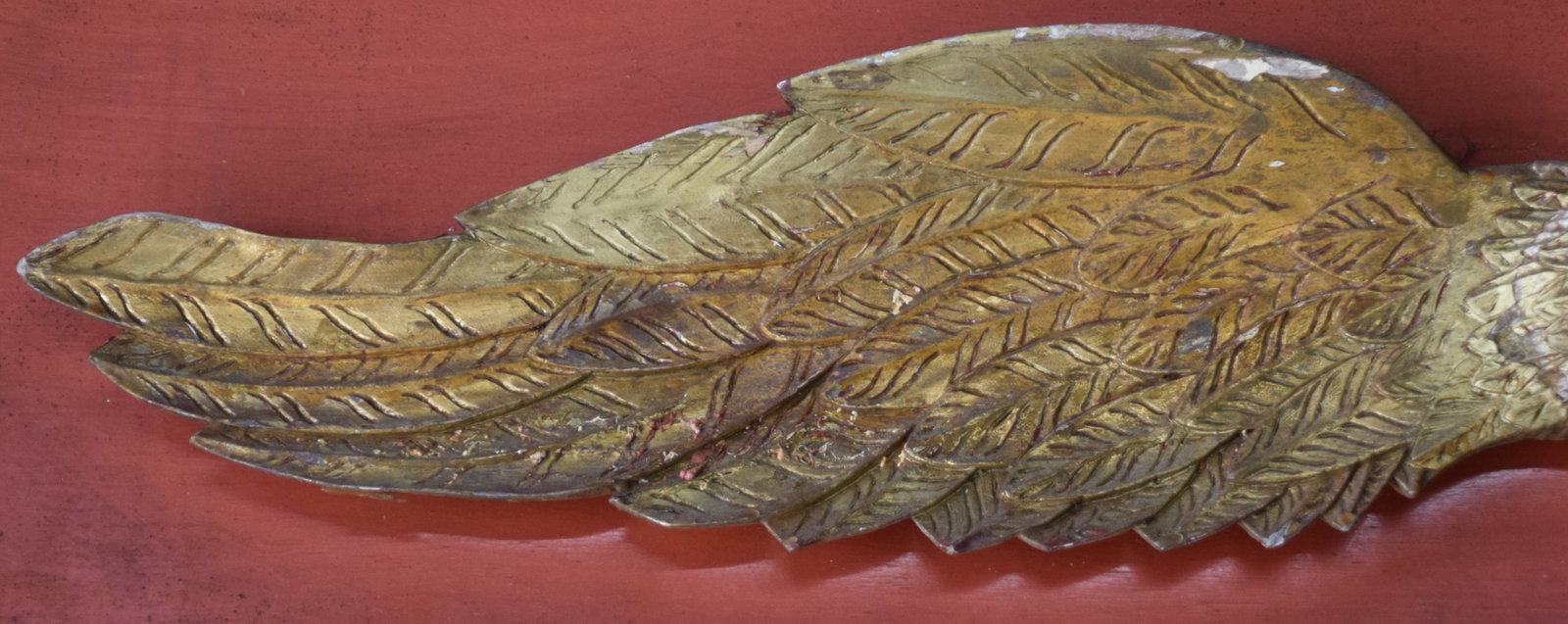 Large Carved Wooden Eagle - 4