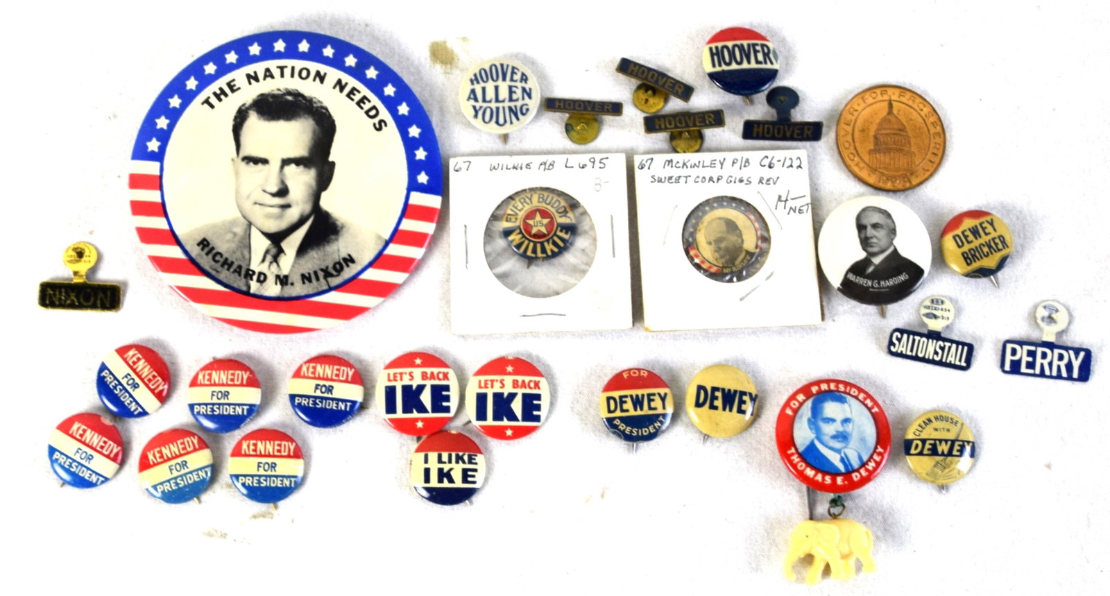 Early Campaign Collector Buttons (1 of 4)