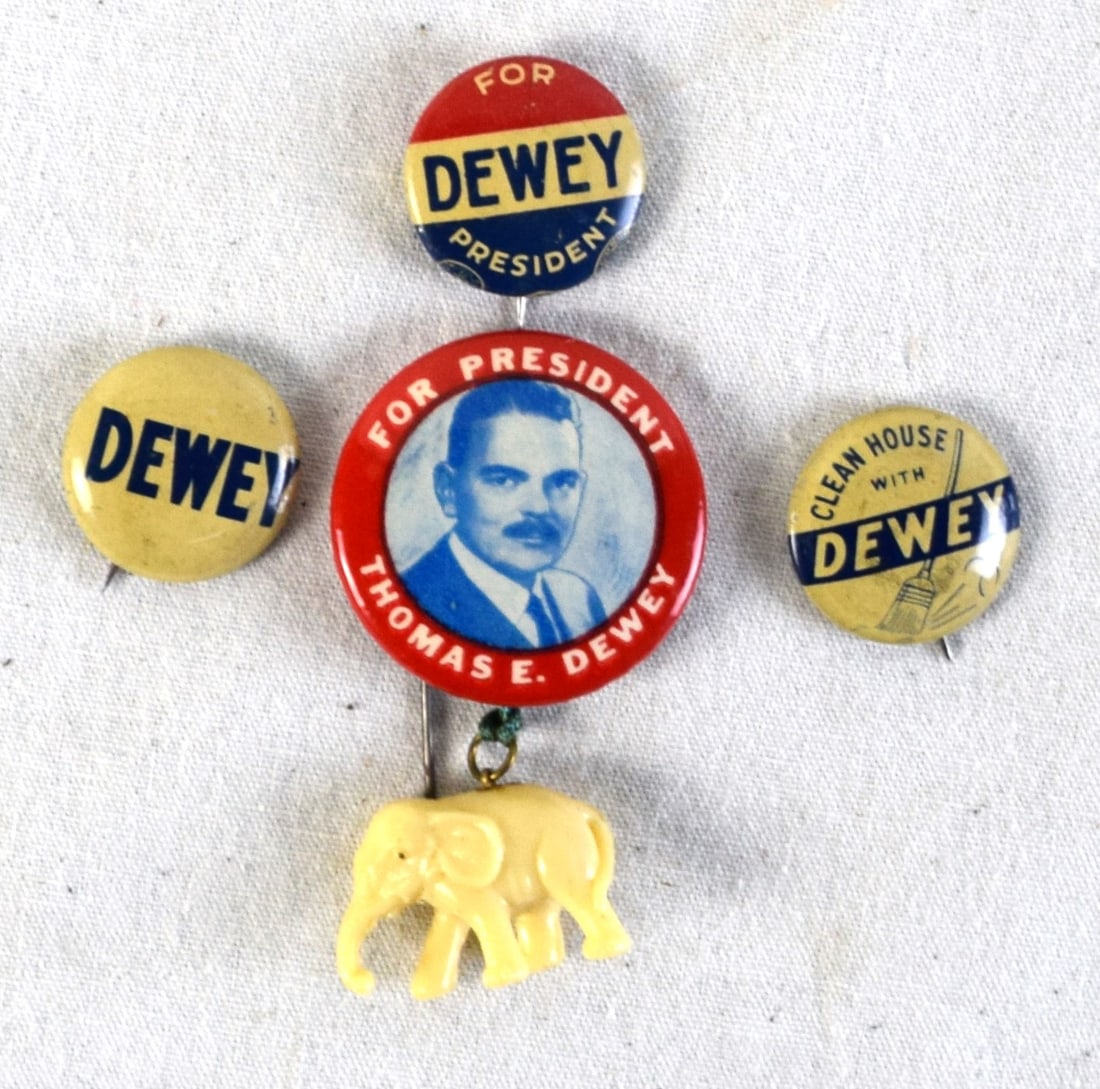 Early Campaign Collector Buttons - 2