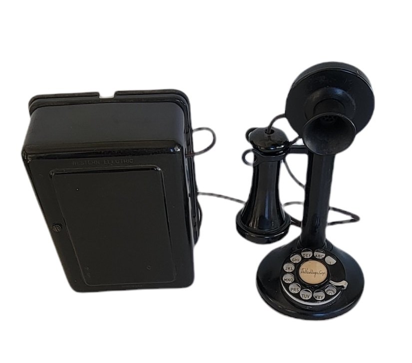 WESTERN ELECTRIC ROTARY CANDLESTICK WITH BELL BOX (1 of 4)