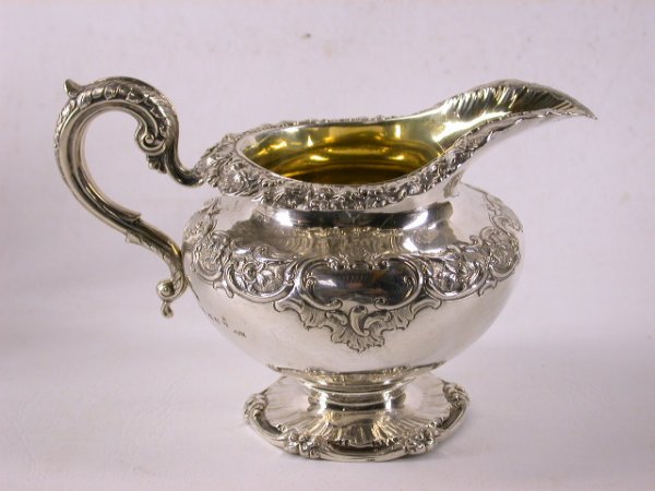 WILLIAM IV SCOTTISH SILVER TEASET, EDINBURGH 1834 - 4
