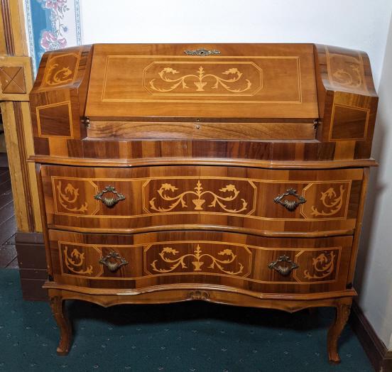 Antique Italian Inlaid Desk (1 of 5)