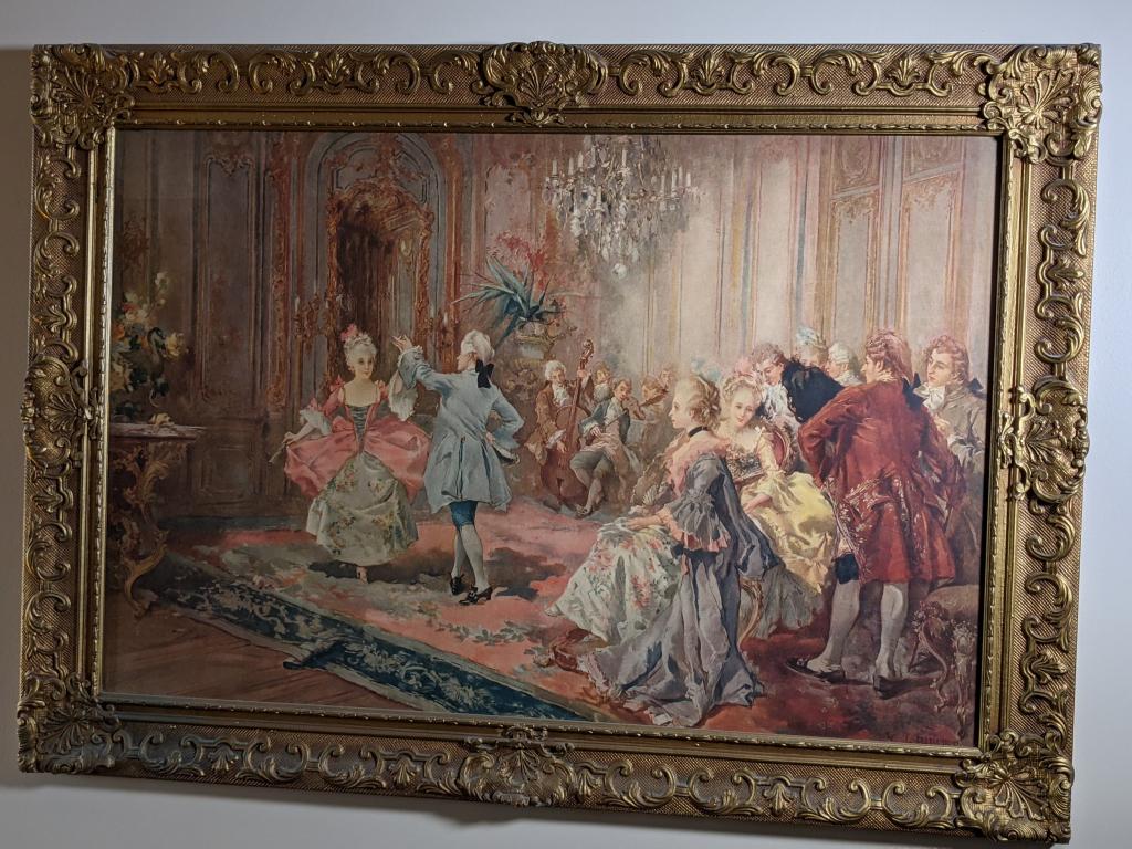 Framed Victorian Print in Antique Frame (1 of 3)