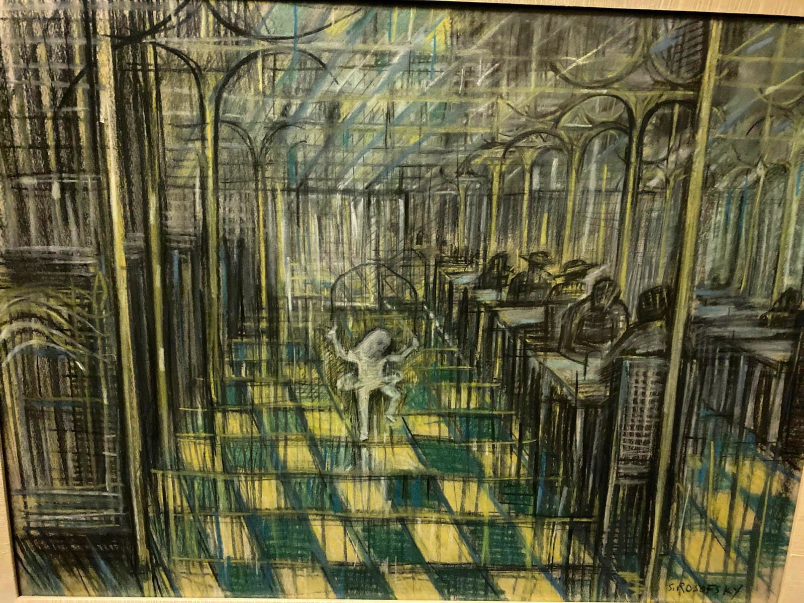 Seymour Rosofdky, Untitled Pastel on Paper, Signed (1 of 9)