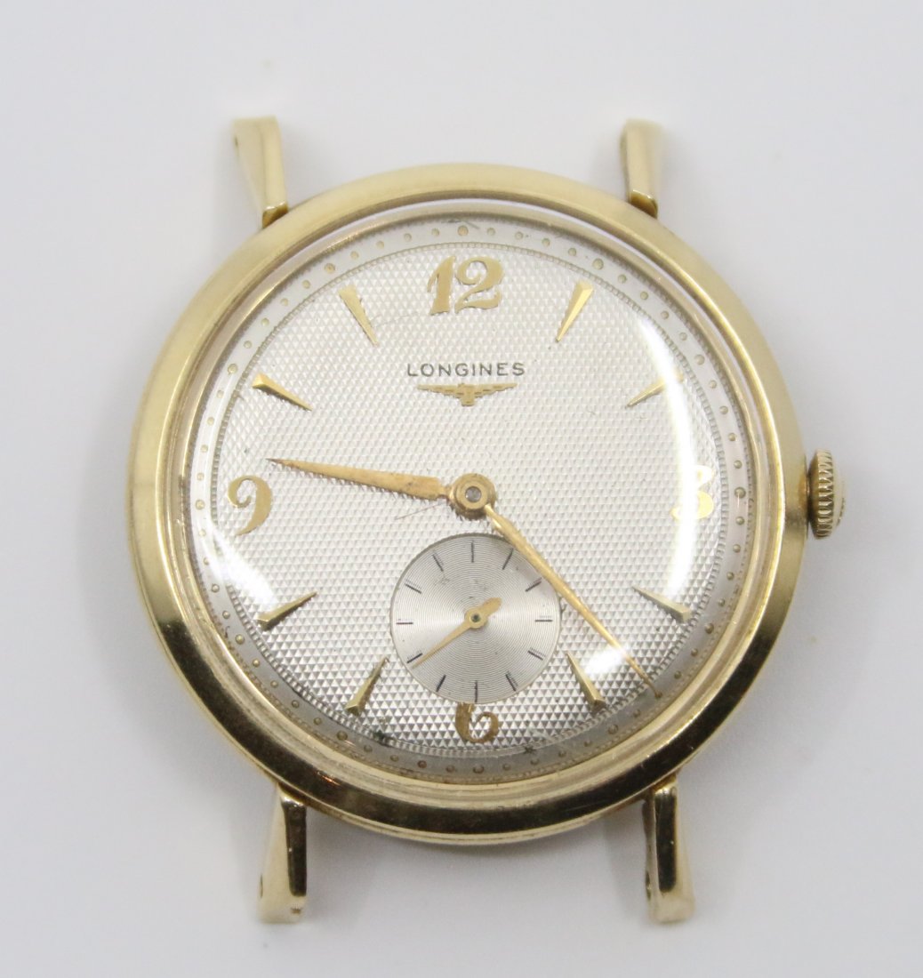 Longines 14 kt gold men's watch (1 of 8)