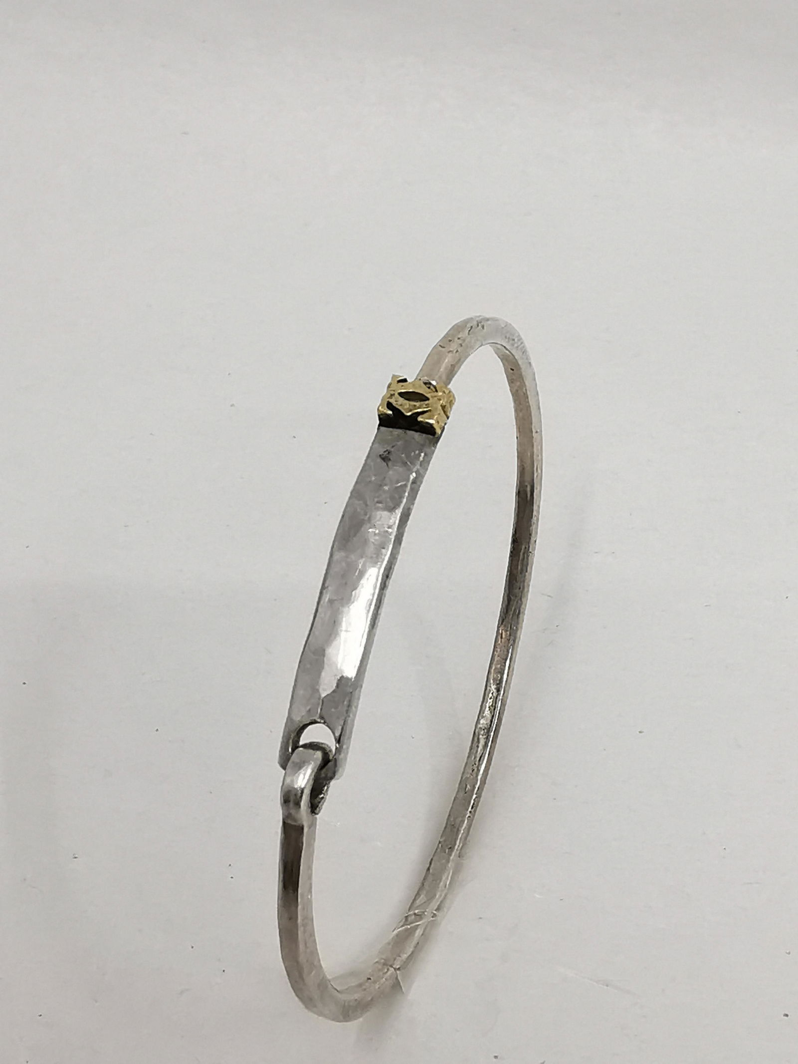 Cartier vintage sterling silver and 18KT gold cuff (1 of 6)