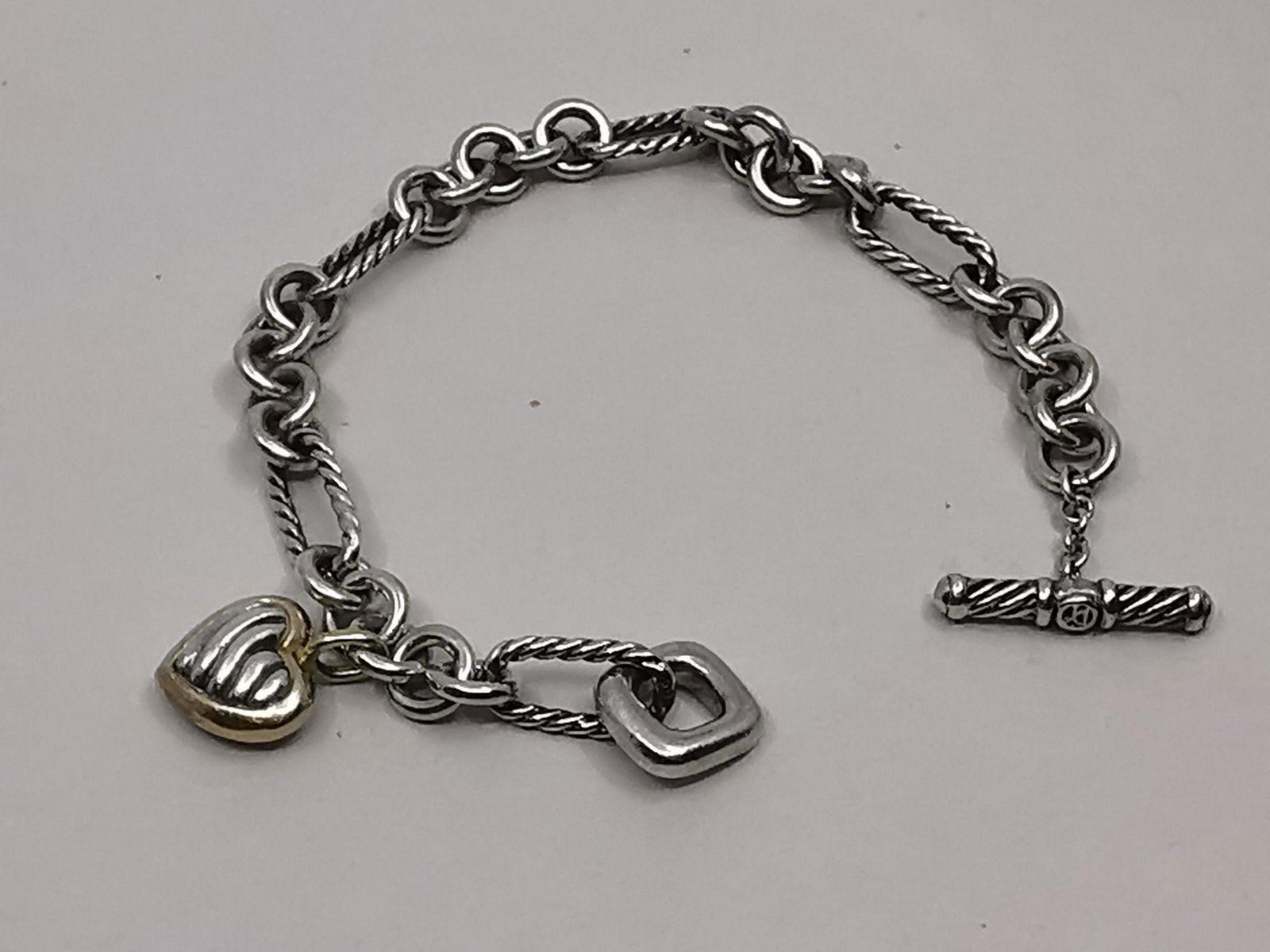 David Yurman .925 and 18Kt Bracelet (1 of 5)