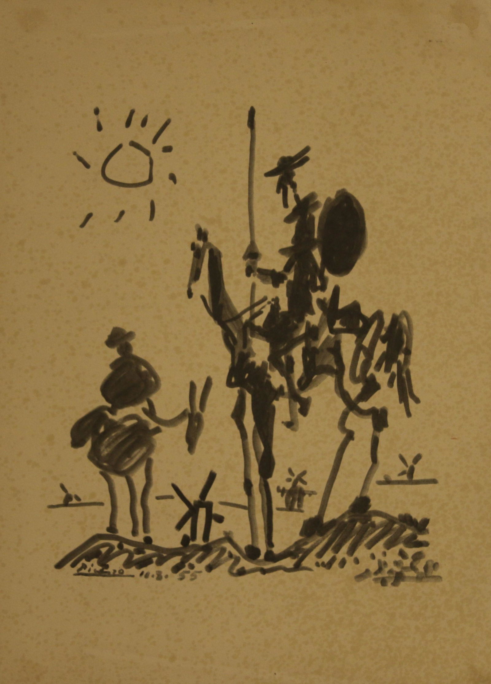 Picasso, Pablo (1881-1973) Don Quixote (1955) (1 of 4)