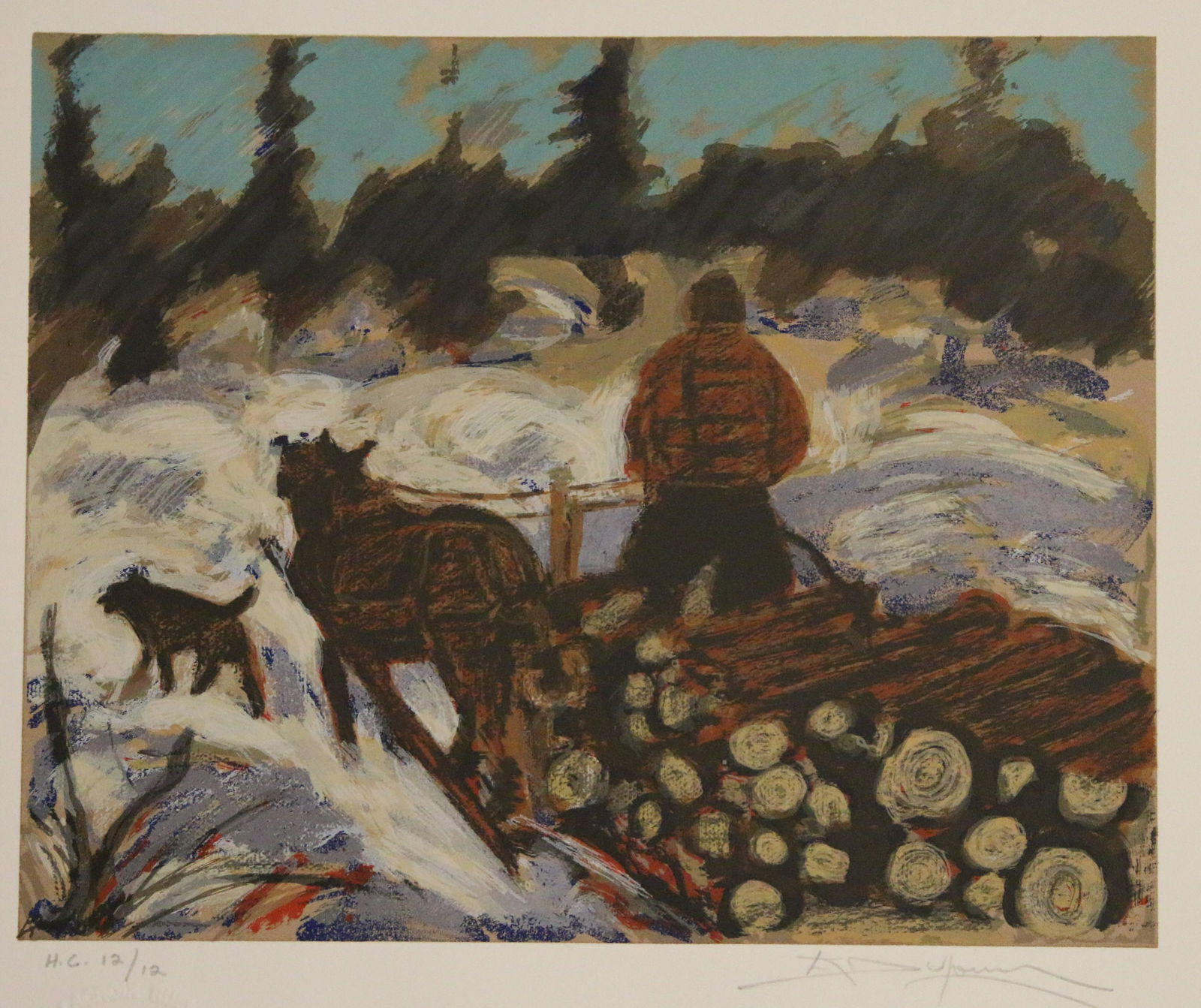 Dufour, Andre (1939- ) Traineau (1 of 3)