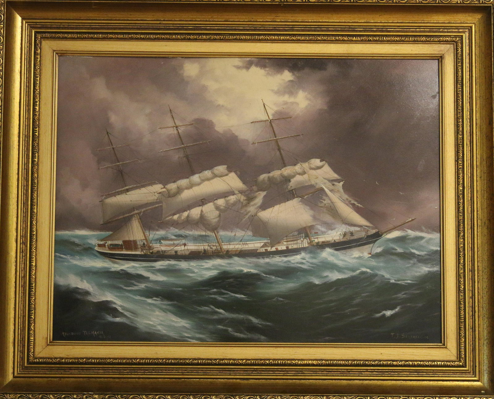 Somerscales, Thomas Jacques (1842-1927) Rounding (1 of 6)