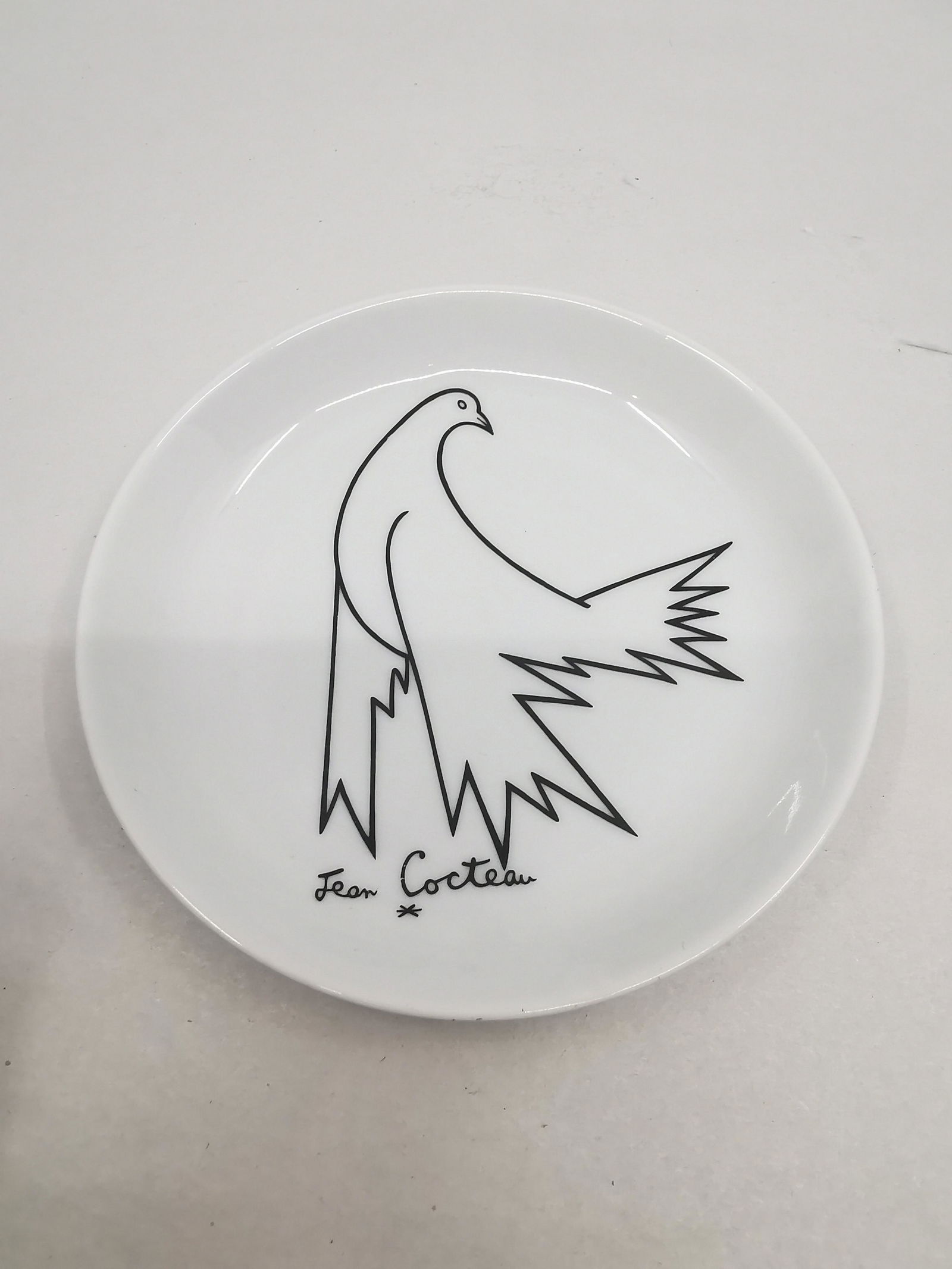 Cocteau, Jean (1889-1963) Bird small plate editions (1 of 6)