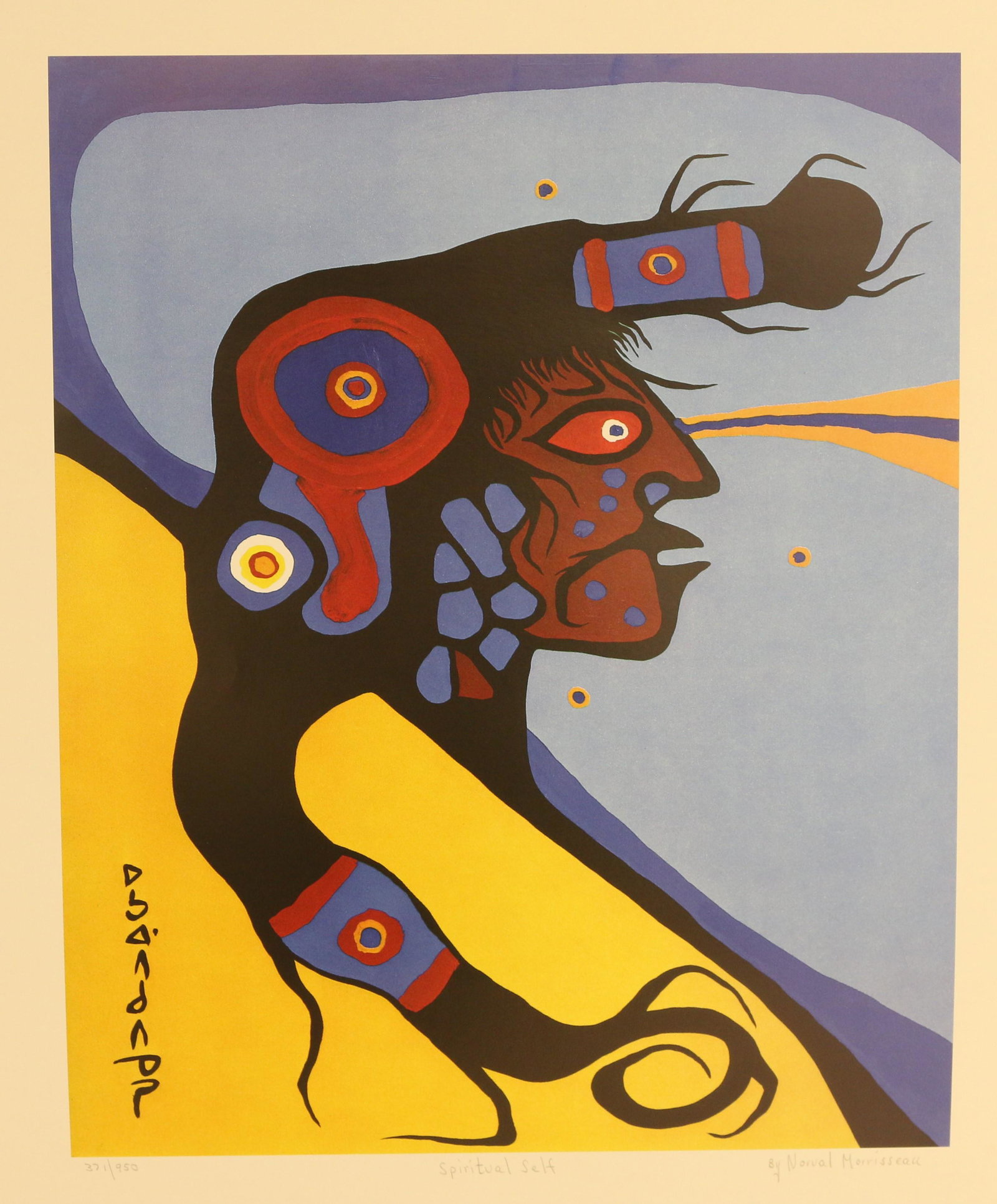 Morrisseau, Norval H. (1931-2007) Spiritual Self (1 of 3)