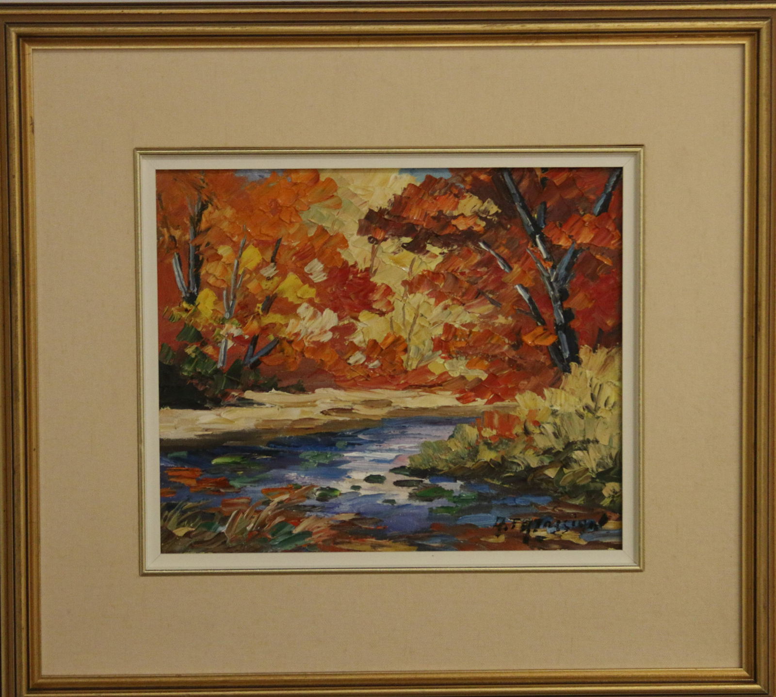 Tatossian, Armand (1951-2012) Riviere et arbres (1 of 4)