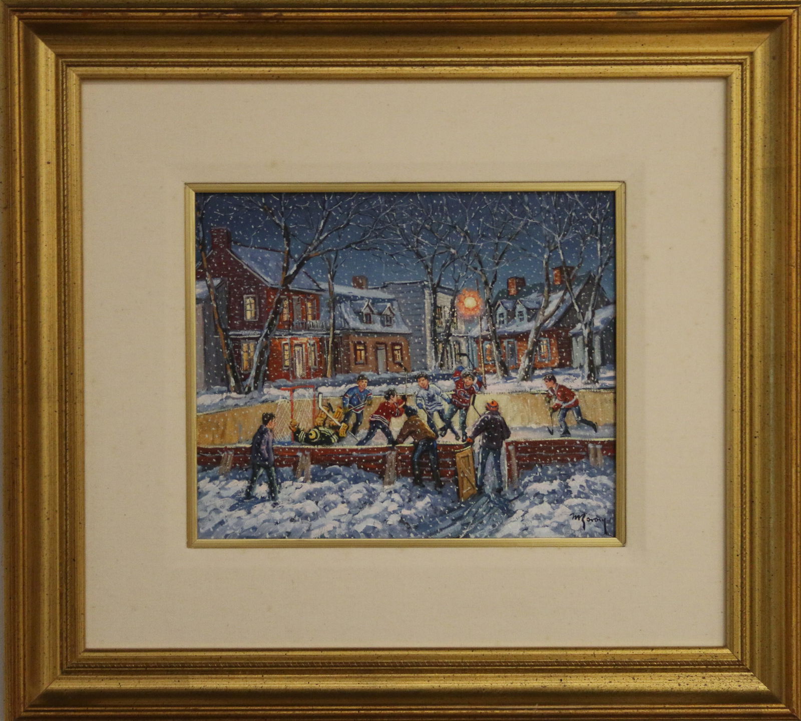 Ravary, Marcel (1940- ) Dans nos campagnes: Artist: Ravary, Marcel (1940- ) Title: Dans nos campagnes Description (FR): Huile sur toile, signee en bas a droite MRavary Description (ENG): Oil on canvas, signed on lower right MRavary Dimension (P