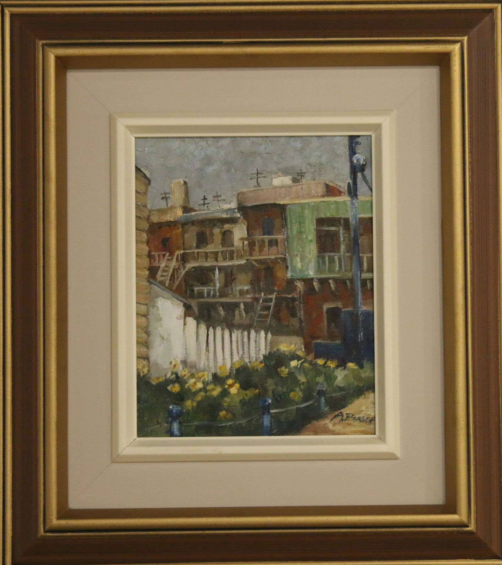 Besse, Andre (1922-2004) Vieilles Maisons Montreal Est (1 of 4)