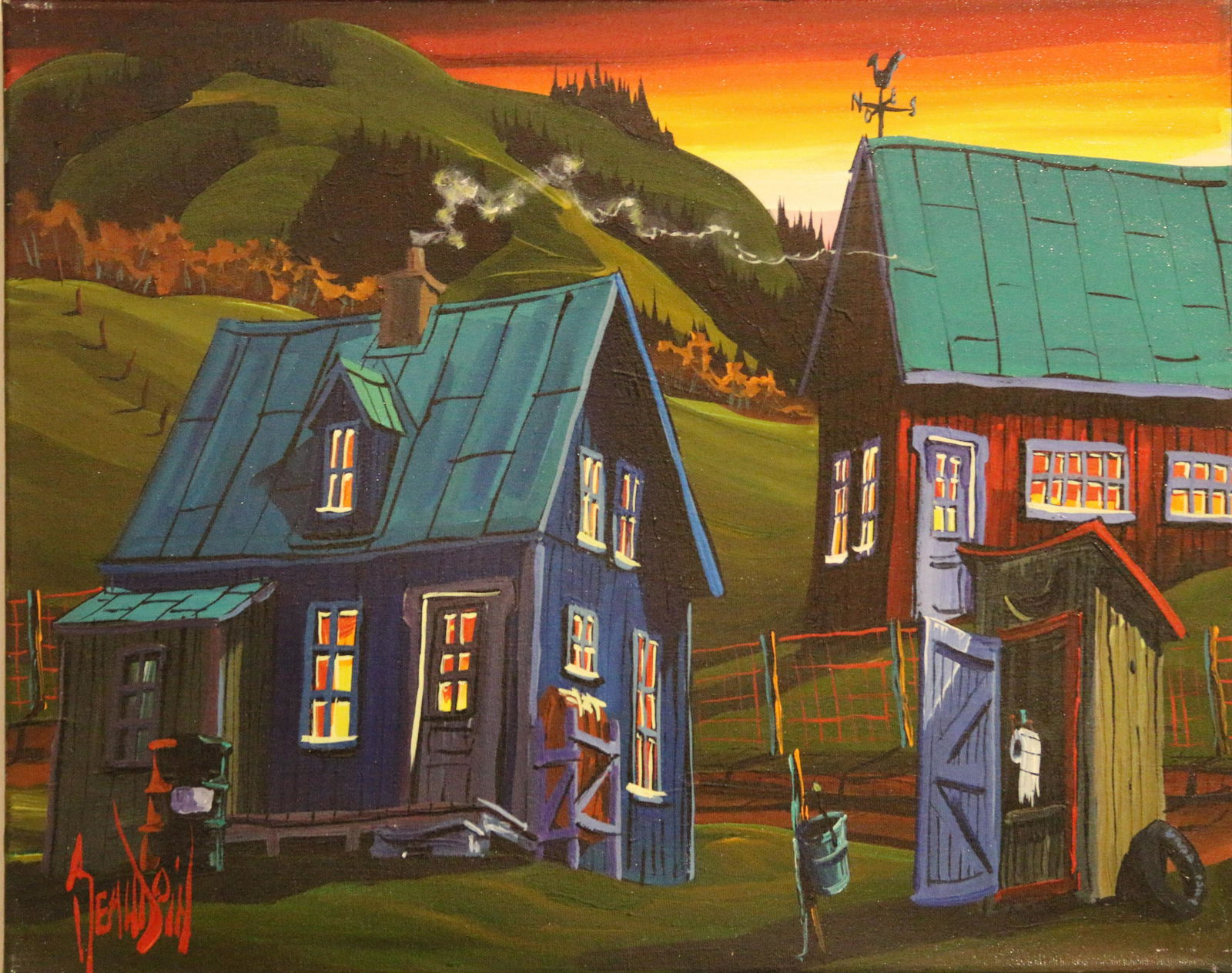 Beaudoin, Mario (1962- )  Maison de campagne (1 of 3)