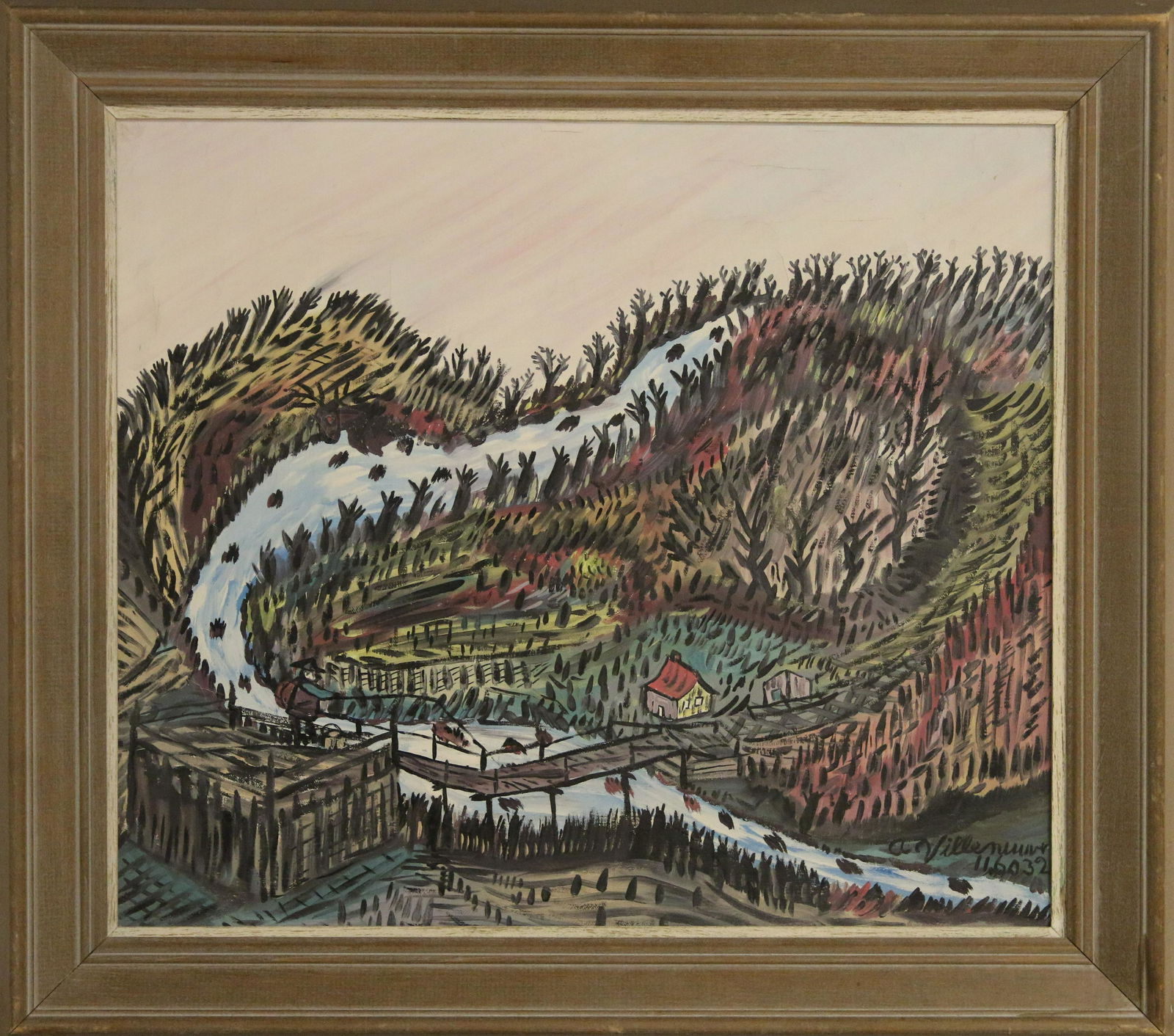 Villeneuve, Arthur (1910-1990) La Montagne et le temps (1 of 5)