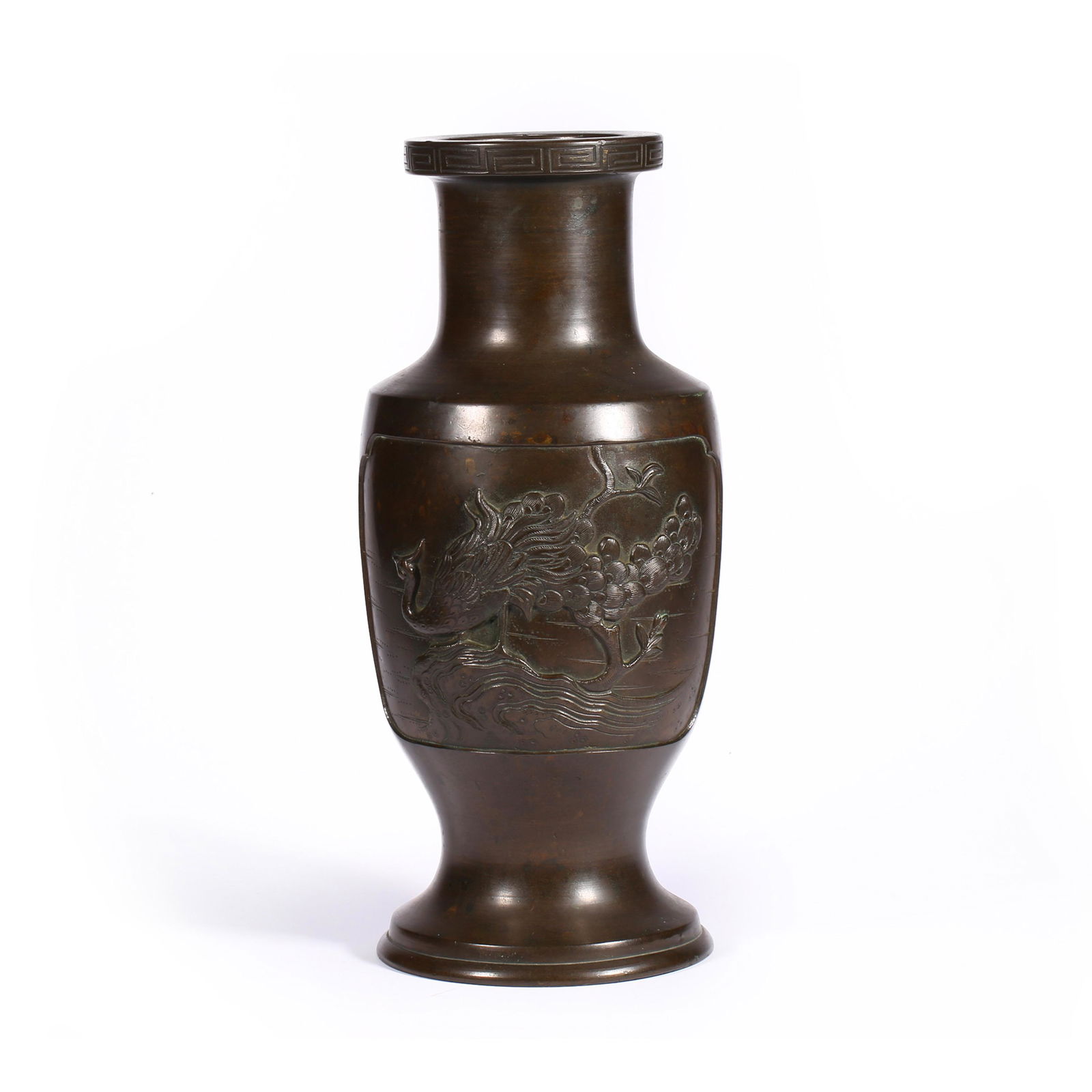 Qing Dynasty of China,Copper Phoenix Pattern Vessel (1 of 11)