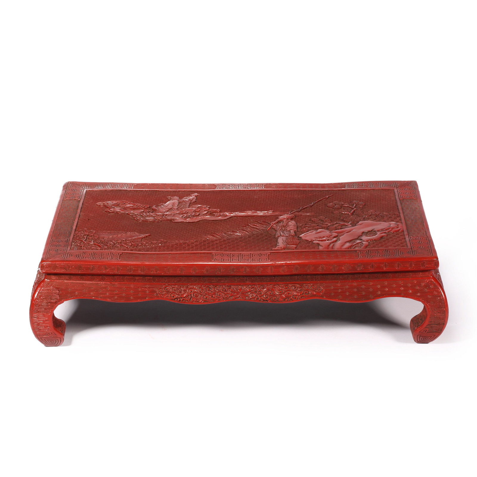 Qing Dynasty of China,Red Carved Beast Pattern Case (1 of 10)
