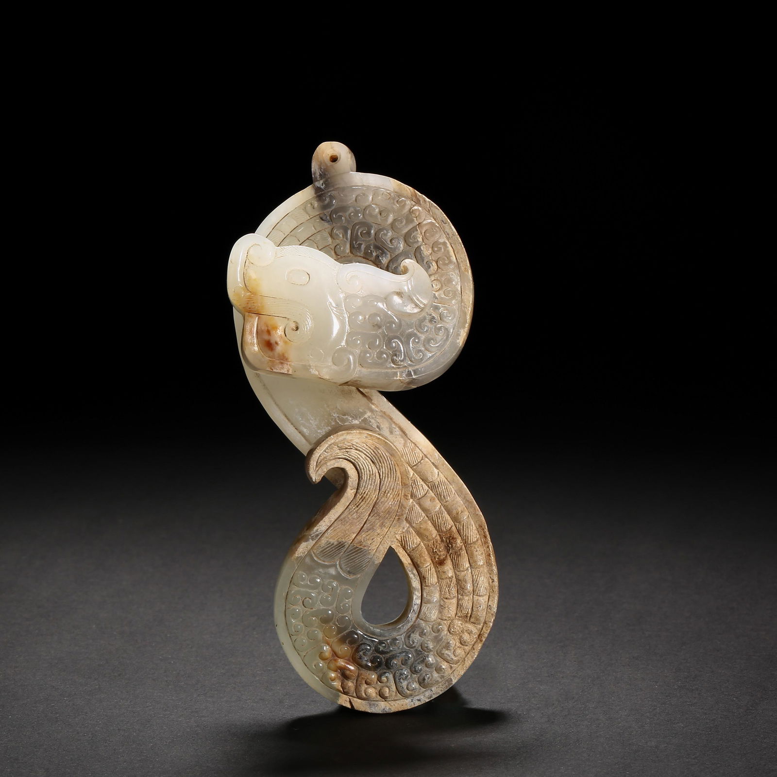 Han Dynasty of China, Jade Dragon (1 of 8)