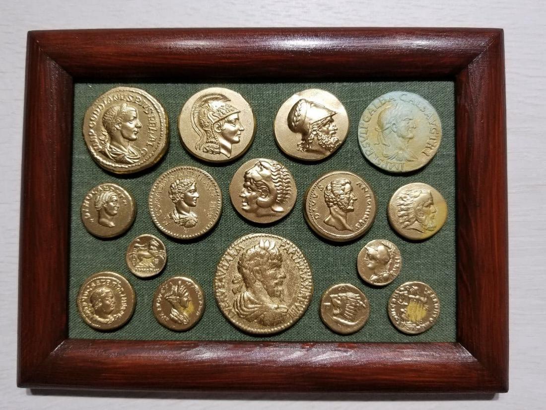 16 denarius, gold coins of Ancient Greek, Roman Empire, (1 of 12)