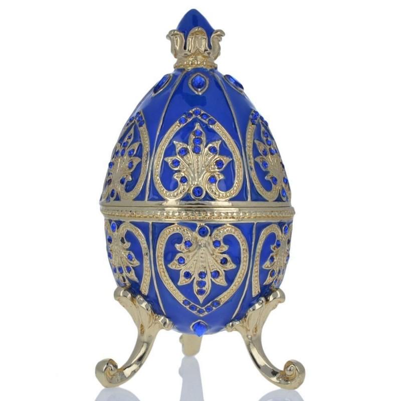 Decorative Blue Jewel Royal Crown Faberge egg Inspired (1 of 3)