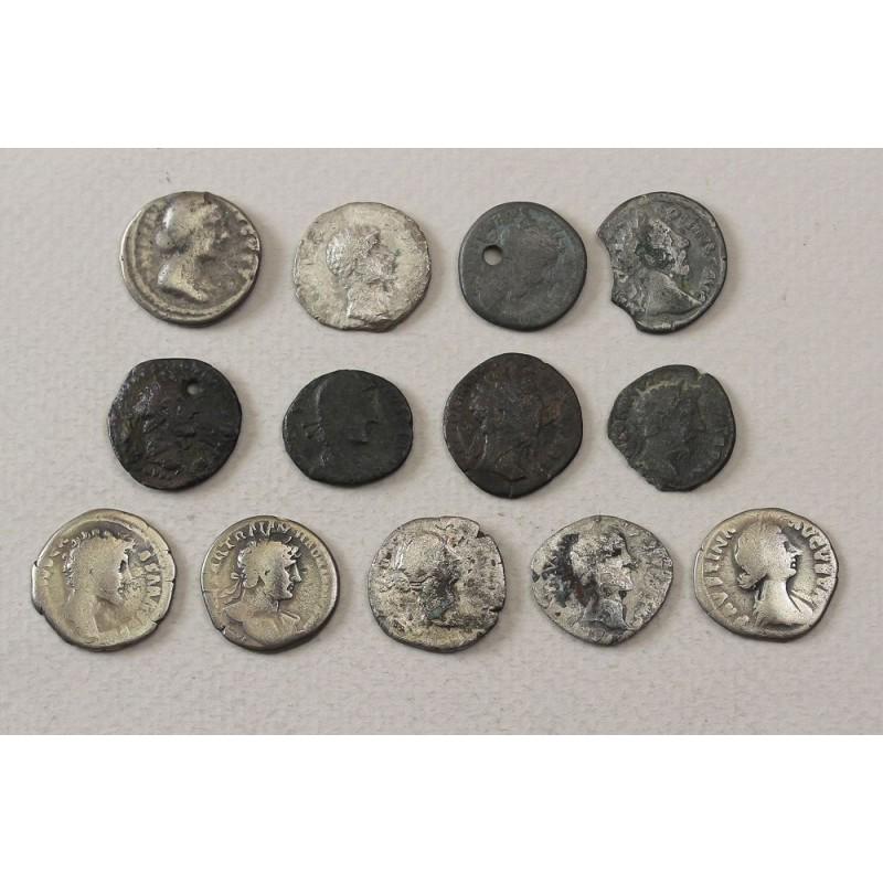 Antique set denarius 13 coins silver limes Roman Empire (1 of 7)