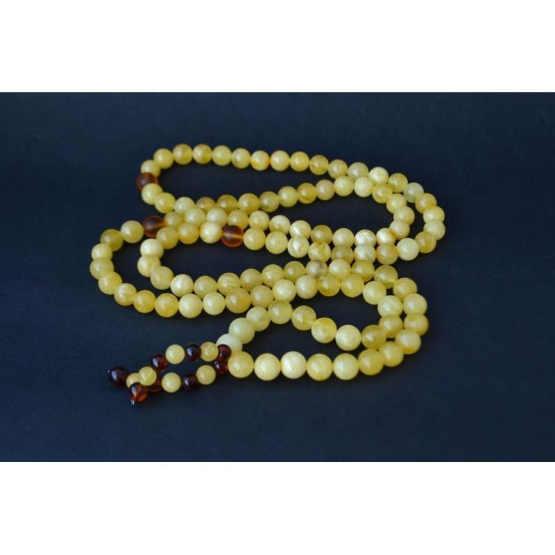 61g Baltic amber rosary (mala) imam white amber (1 of 6)