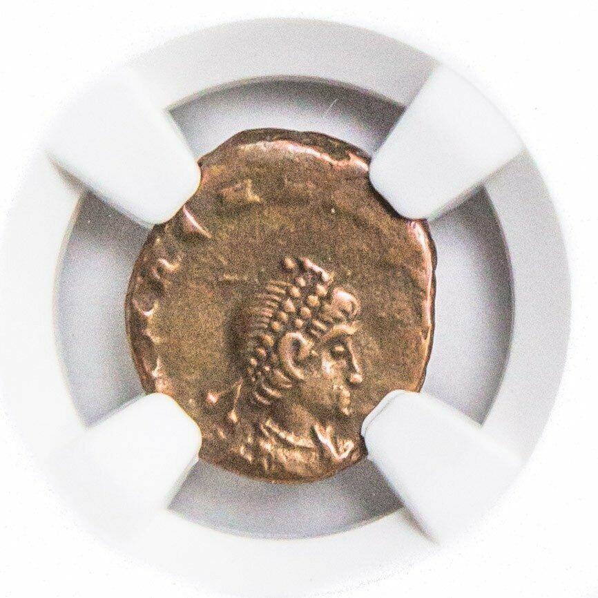 Bronze Coin Slab Roman Emperor Arcadius 383-408 NGC (1 of 3)