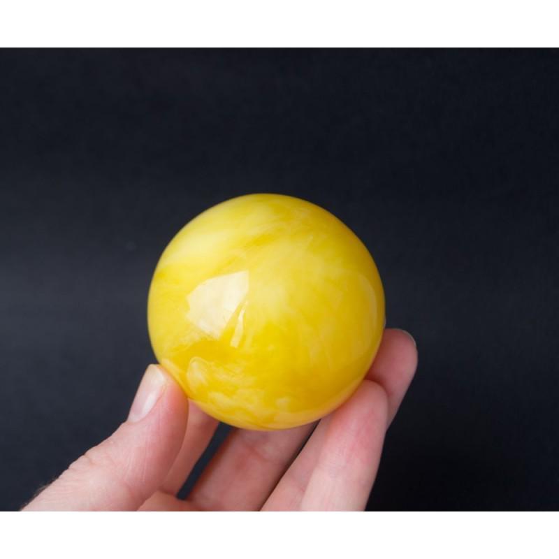 104g Baltic amber ball sculpture (figurine) natural Baltic stone (1 of 6)