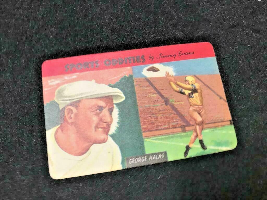 Vintage Sports Oddities Card Halas Football Sep 25, 2022