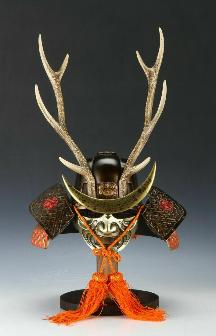 Samurai Collectible Helmet Kabuto Mask Retro Vintage (1 of 6)