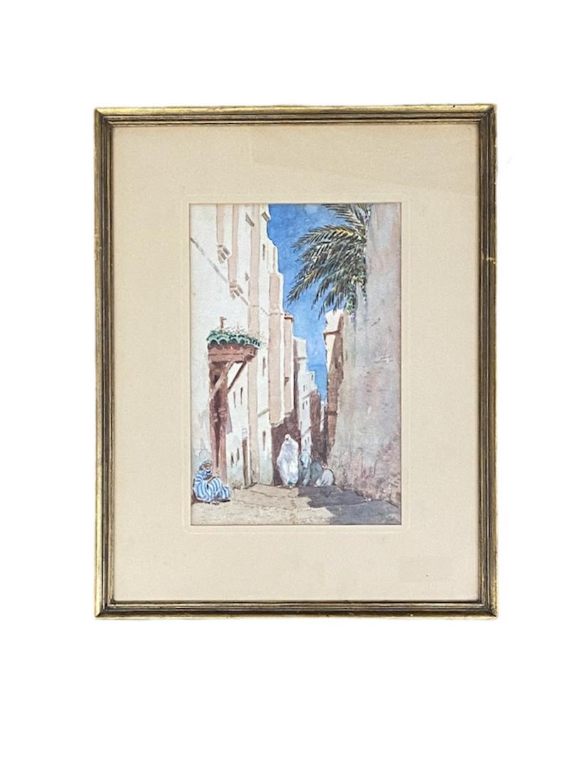 Louis Comfort Tiffany (1848 - 1933) American "View of  Egypt " (1 of 3)