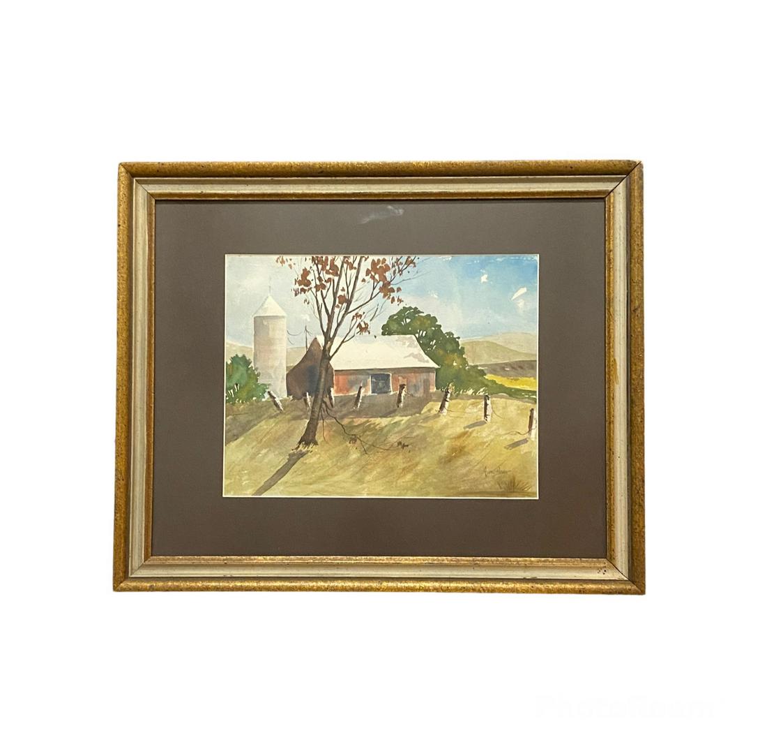 John Cuthbert Hare (1908 - 1978) American (PROVINCETOWN ): John Cuthbert Hare (1908 - 1978) Watercolor on paper Signed ,measures 13 1/2 " x 7 1/2 "