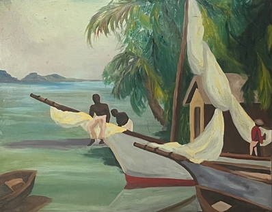 In the manner of Anthony Thieme: In the manner of Anthony Thieme , oil on board, unsigned, measures 15.5 x 19.6 inches.