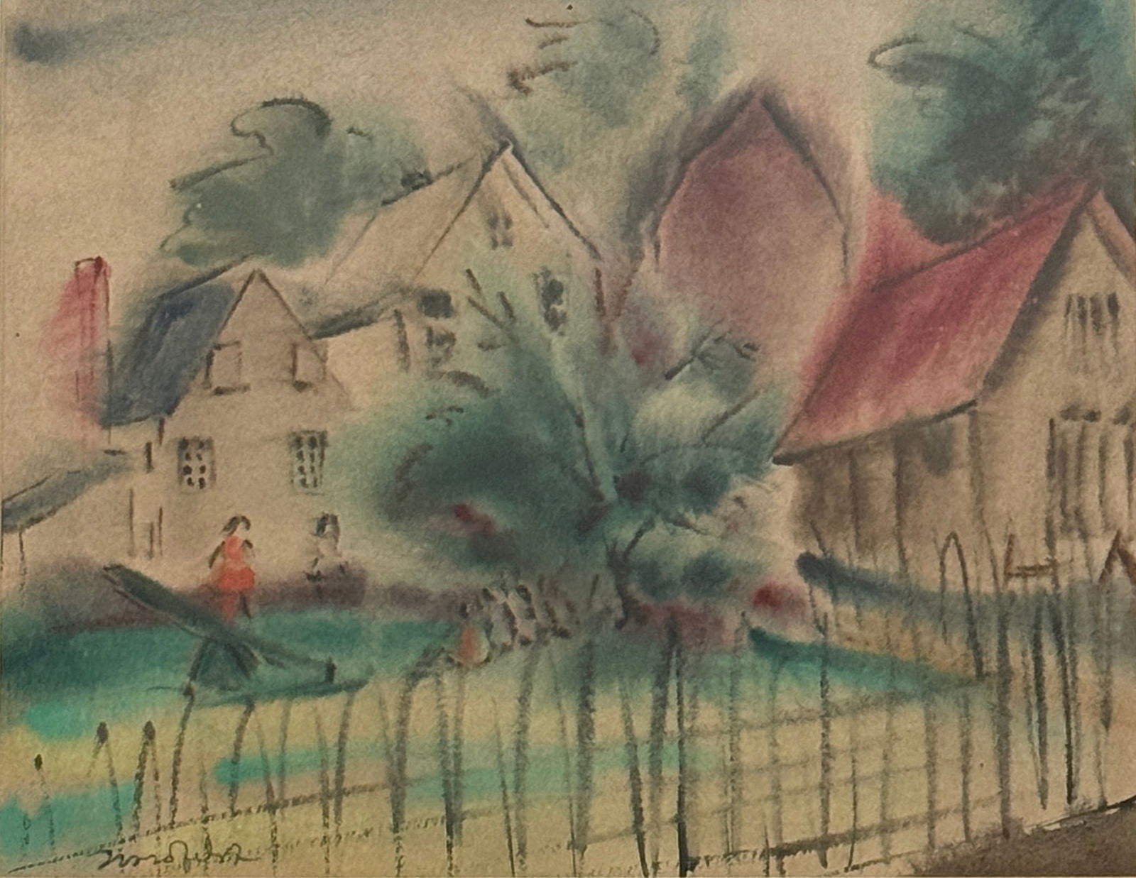 Bror Julius Olsson Nordfeldt (1878 1955) American/sweden