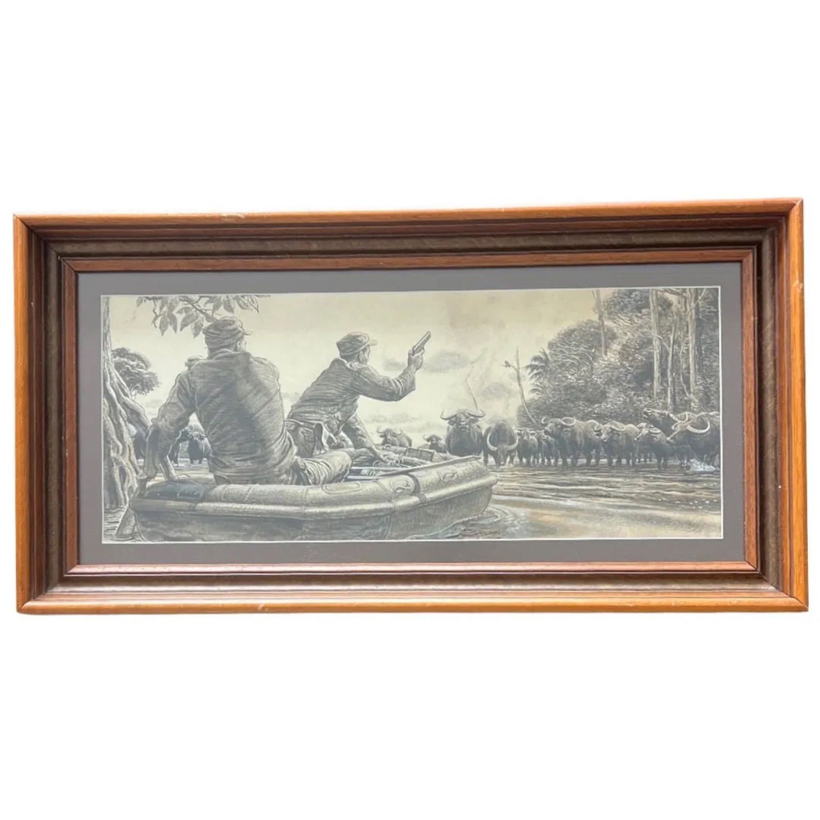 Bob Frederick Kuhn (1920 - 2007) "Water Buffalo" (1 of 3)