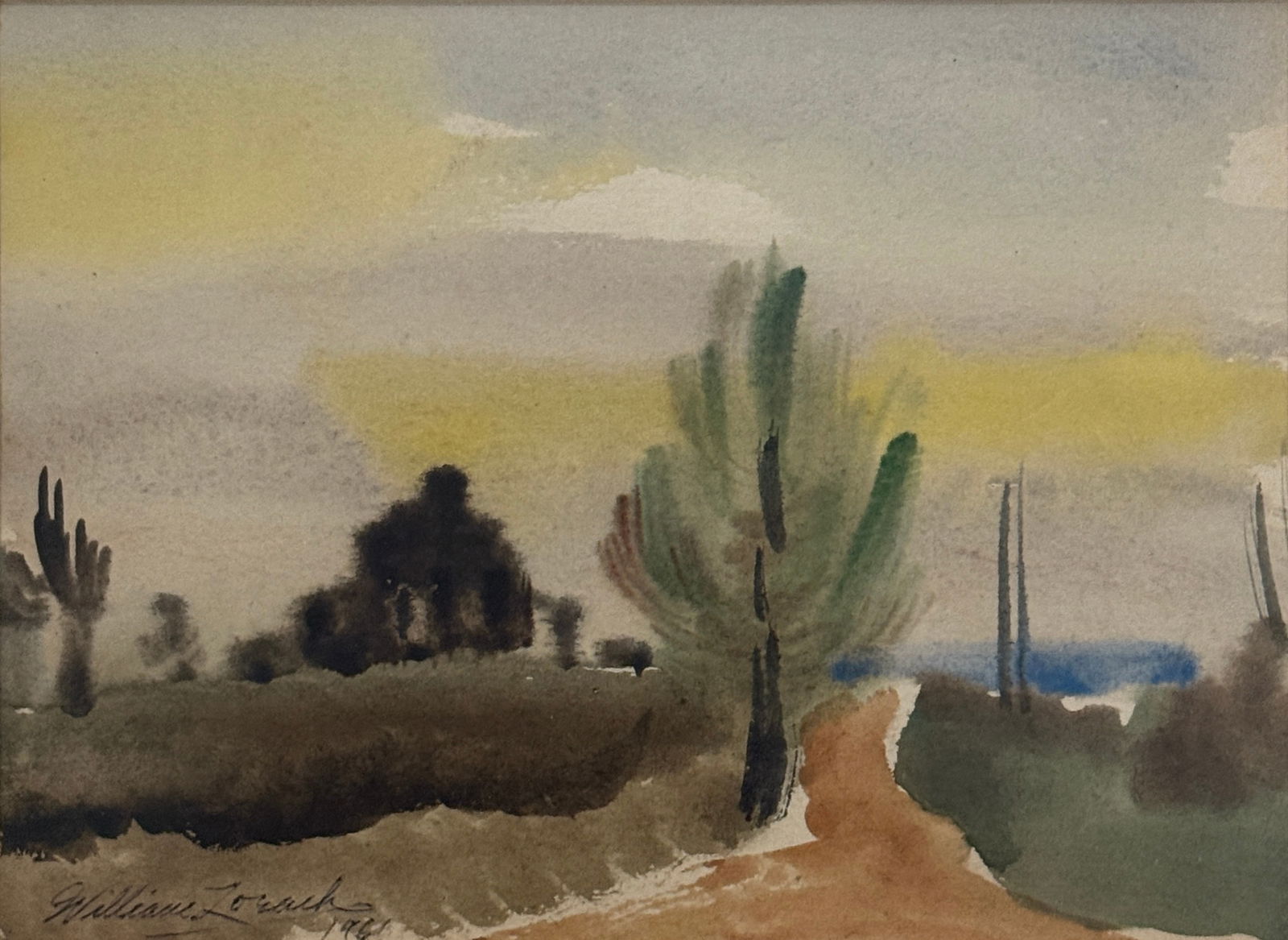 William Zorach (1887 - 1966) Landscape (1 of 2)