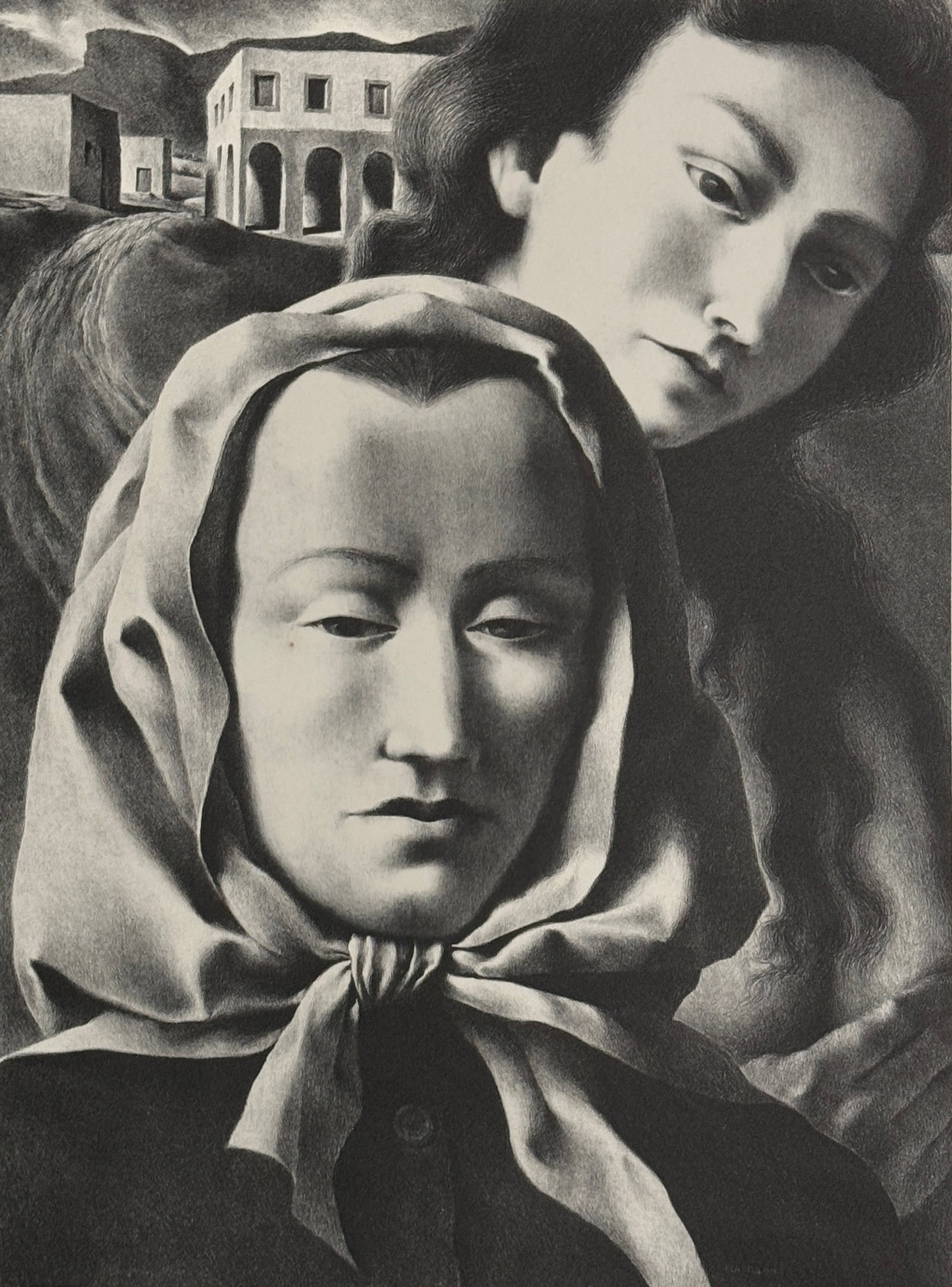 Federico Cristencia Castellon (1914 - 1971) "MEMORIES": Federico Cristencia Castellon (1914 - 1971) "MEMORIES" A LIMITED EDITION Signed Original Lithograph, Briefly concerning the artist —No fairy tale could be more unimaginable than the spectacular rise