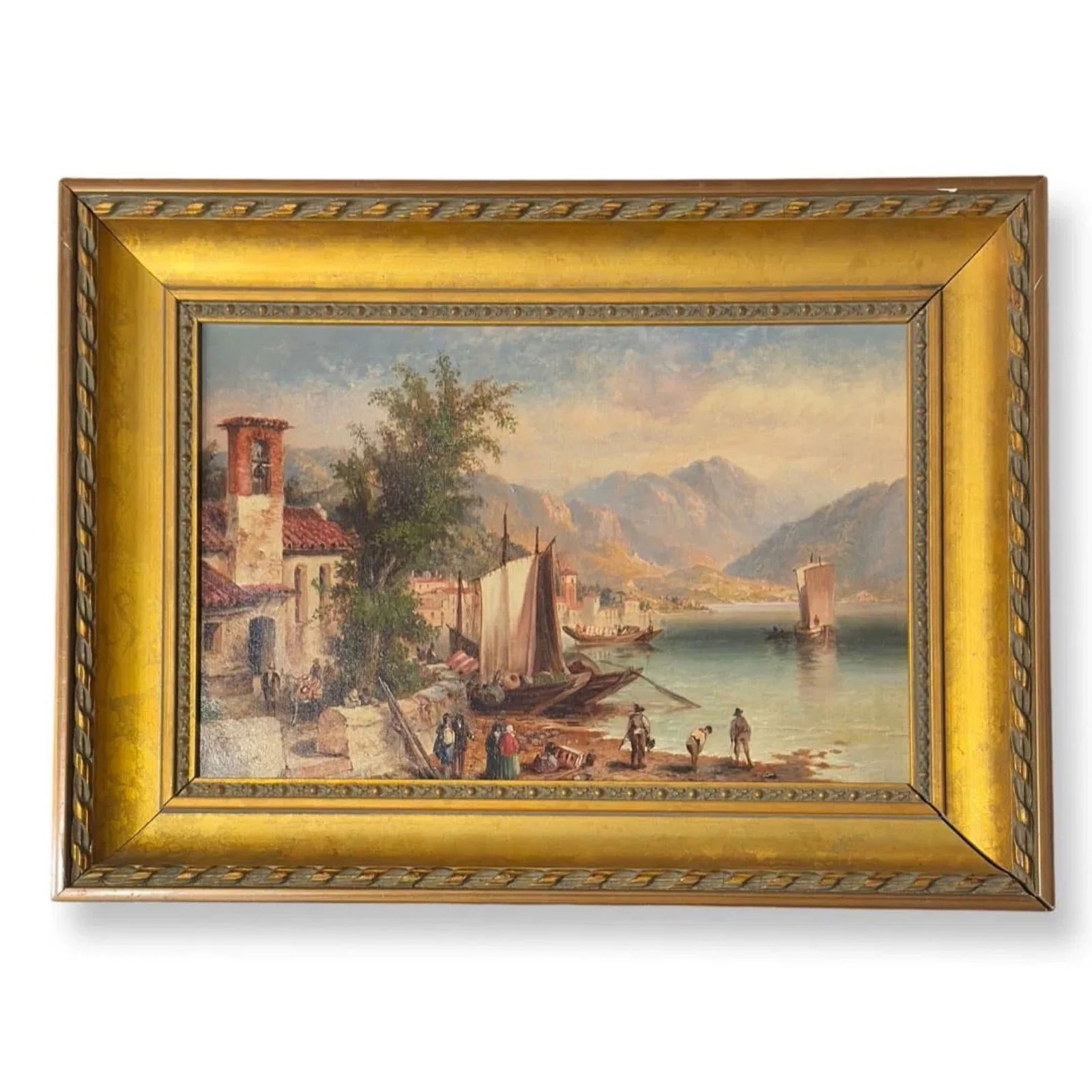 Granville Perkins (1830 - 1895) American: Granville Perkins (1830 - 1895) Oil on canvas , signed lower left, measures 12 x 18 and 17 x 27 inches w/frame. A landscape and scenery painter and book illustrator, Granville Perkins was born October