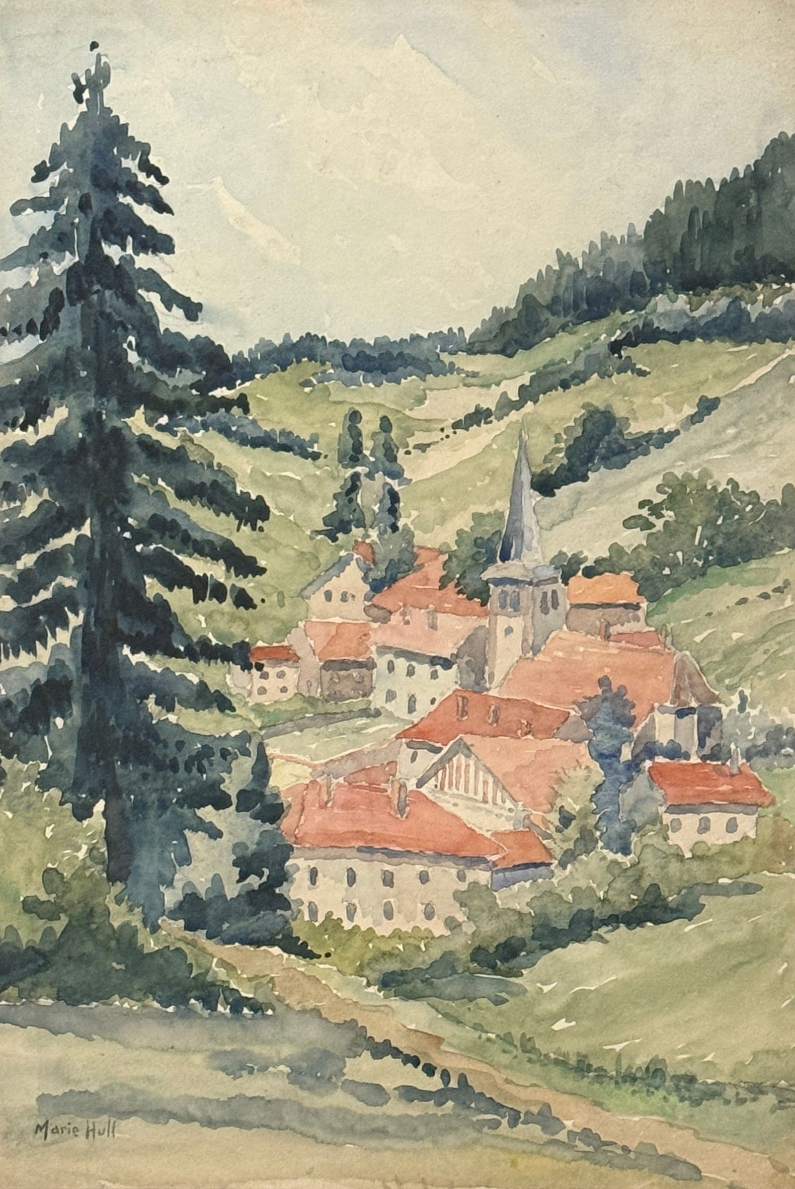 Marie Atkinson Hull (1890 - 1980) American (Cuenca) (1 of 3)