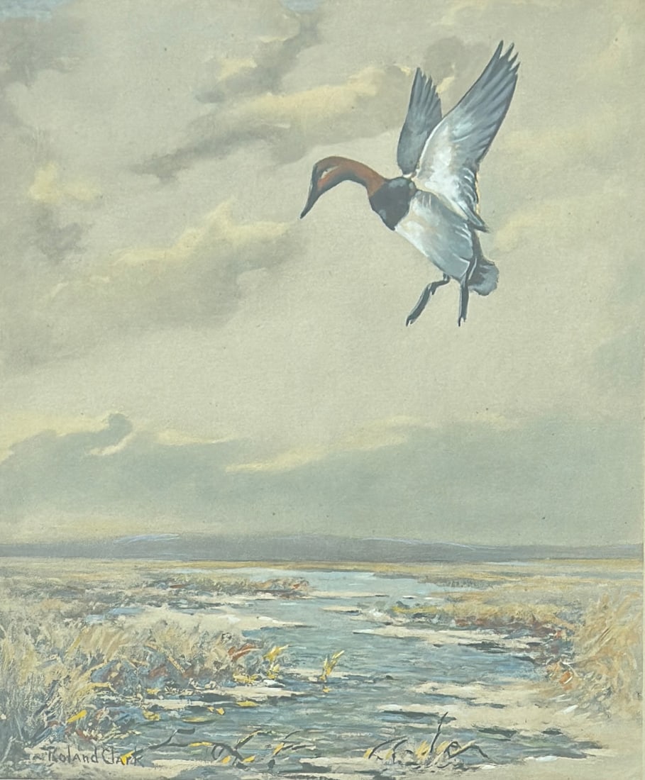 Roland H. Clark (1874 - 1957) ''Winter Marsh" (1 of 4)