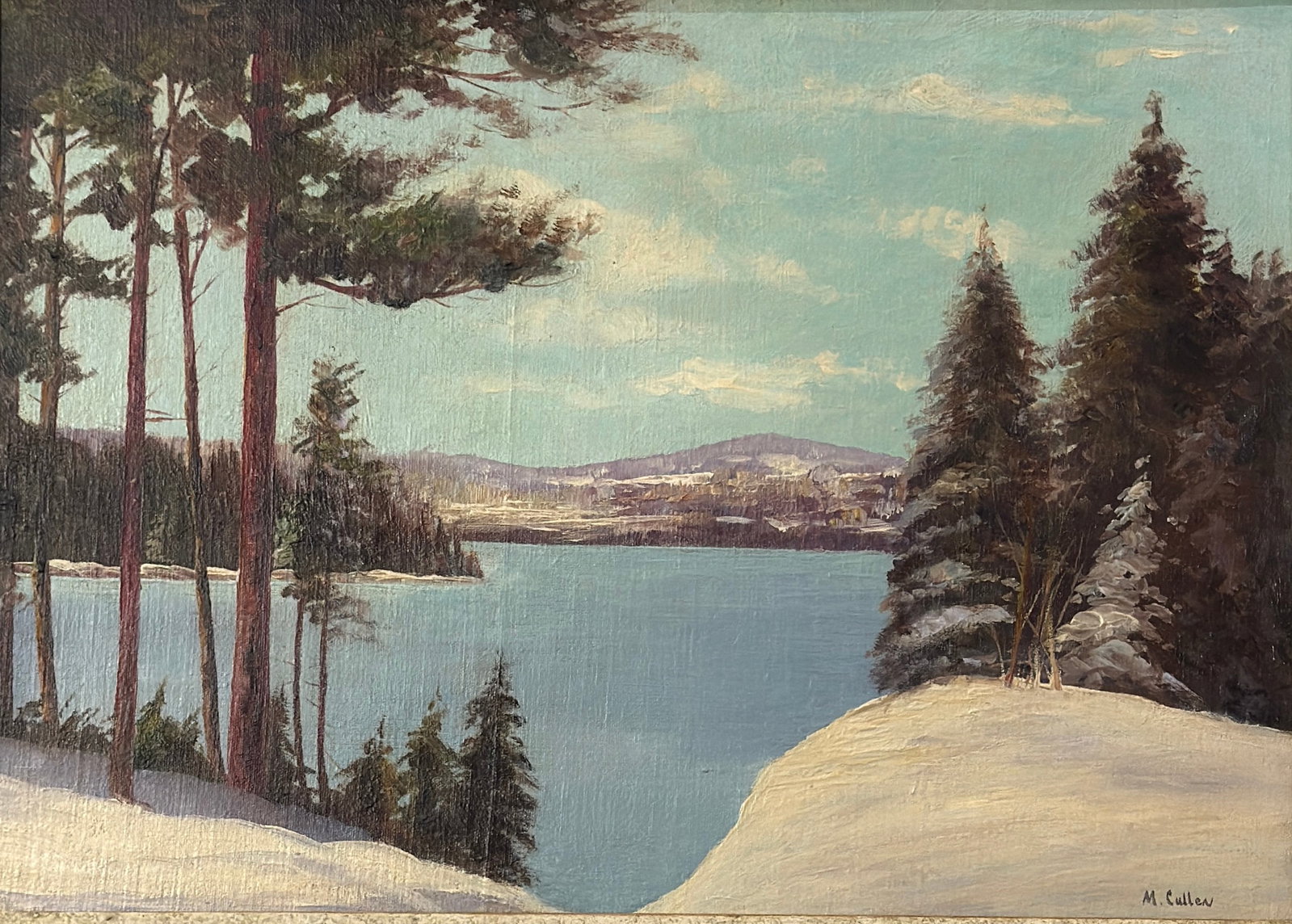 Maurice Galbraith Cullen (1866 - 1934) Canada/France: Maurice Galbraith Cullen (1866 - 1934) Oil on board, signed lower right, measures 16 x 22 and 21 x 27 inches w/frame. Maurice Galbraith Cullen was a prominent painter and an influential educator who w